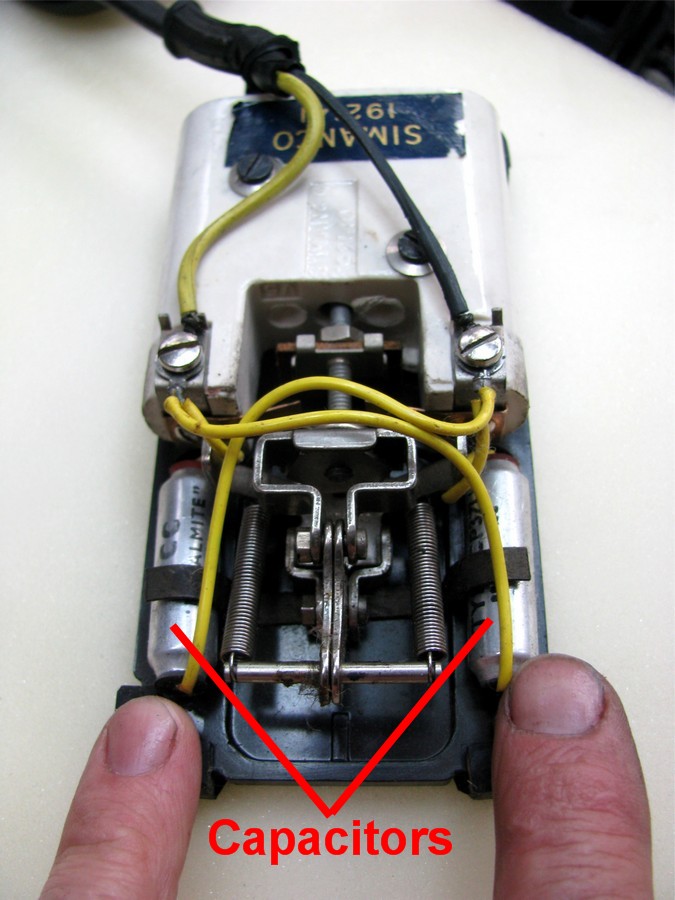 capacitor - Sewing machine motor repair - Electrical Engineering